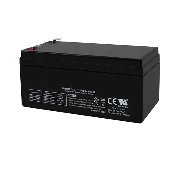 12V 5Ah SLA Replacement Battery for ML3-12 Rechargeable Sealed Lead Acid Battery