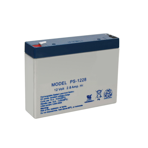 12V 2.8Ah SLA Replacement Battery for LP12-2.8 NP3-12 PS-1228 - Click Image to Close