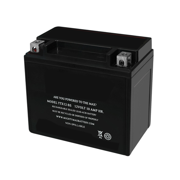 12V 10Ah SLA Replacement Battery for YTX12-BS Rechargeable Sealed Lead Acid Battery