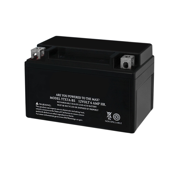 12V 6Ah SLA Replacement Battery for YTX7A-BS Rechargeable Sealed Lead Acid Battery
