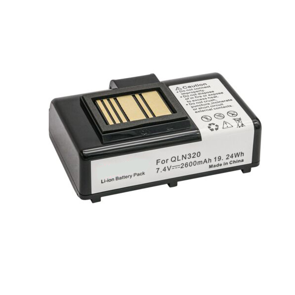 Replacement Battery for Zebra QLN220 QLN320 QLn320HC ZQ500 ZQ510 ZQ520 7.4V 2600mAh - Click Image to Close