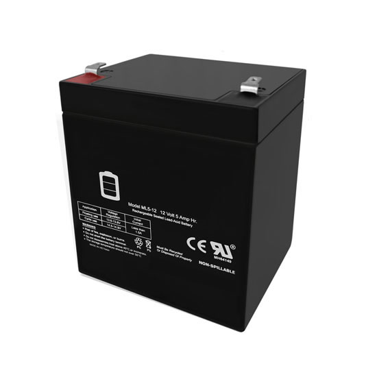(image for) 12V 5Ah SLA Replacement Battery for Razor PowerRider 360 Electric Tricycle