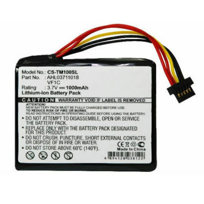 3.7V 1000mAh Replacement Battery for TomTom AHL03711018 Go 1000 Live 1005 2405 2435