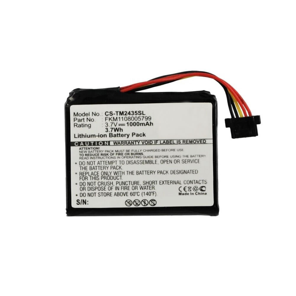 (image for) 3.7V 1000mAh Replacement Battery for TomTom CS-TM2435SL GO 2405 2405M 2405TM 2435