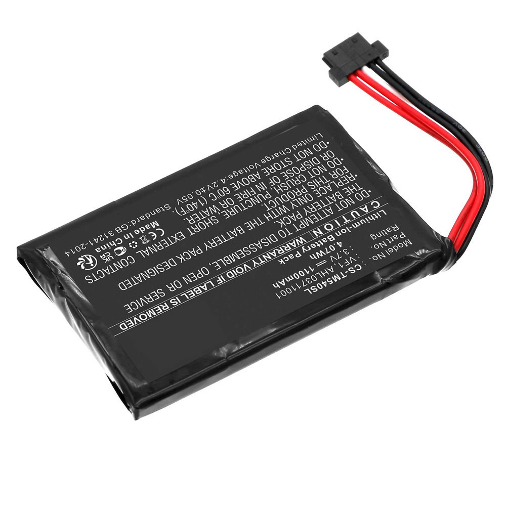 (image for) 3.7V 1100mAh Replacement Battery for TomTom CS-TM540SL CSTM540SL Go 540 Live