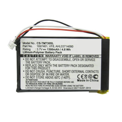 3.7V 1300mAh Replacement Battery for TomTom 1697461 VF8 AHL03714000 Go 920 930T