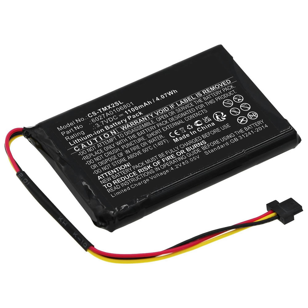 (image for) 3.7V 1100mAh Replacement Li-ion Battery for TomTom CS-TMX2SL CSTMX2SL XL IQ XL2 V4 4ET0.002.02