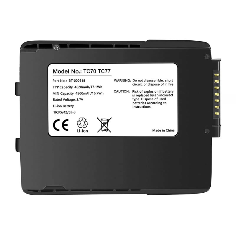 (image for) 3.7V 4620mAh BT-000318 Replacement Battery for Zebra Symbol TC70 TC75 TC75EK TC75AH TC75GK TC700H