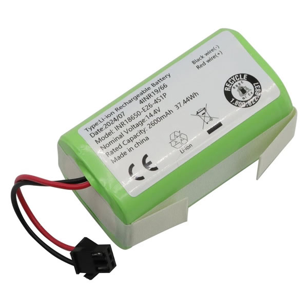 (image for) 14.4V Battery for Tesvor Robot Vaccum S4 S6 V300S X580 N1 X500 Pro 2600mAh Replacement