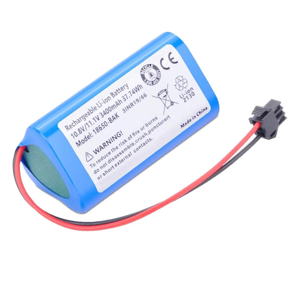 (image for) 11.1V 3400mAh Replacement Battery for Vactidy T6 Vactidy T7 Vactidy T8 LS001 02 Robot Vacuum Cleaner