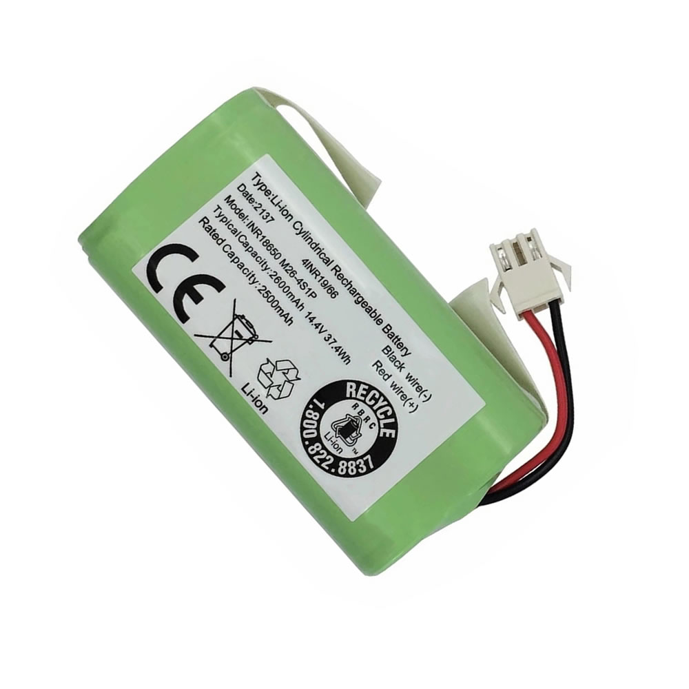 (image for) 14.8V 2600mAh Replacement Vacuum Battery for Coredy R300 R500 R550 R580 R650 R750-1600Pa R3500