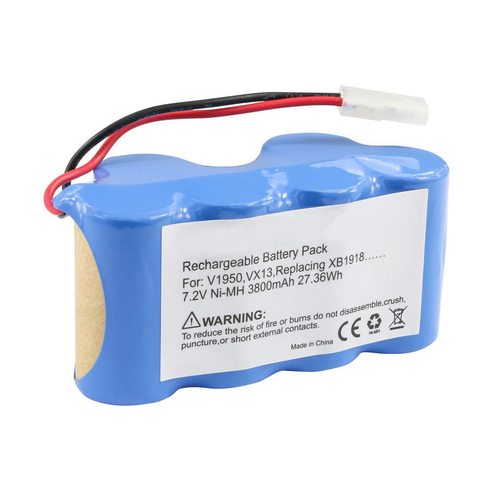 (image for) 7.2V 3000mAh Replacement Cordless Vacuum Battery for Euro-Pro Shark XB1918 V1917 V1950 VX3