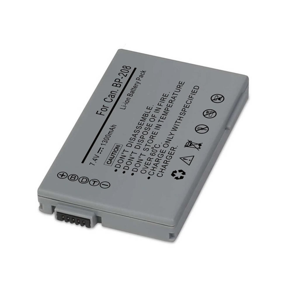 (image for) 7.4V 1300mAh Replacement Battery for Canon BP-208 BP208 BP-208DG DC10 DC40 DC230