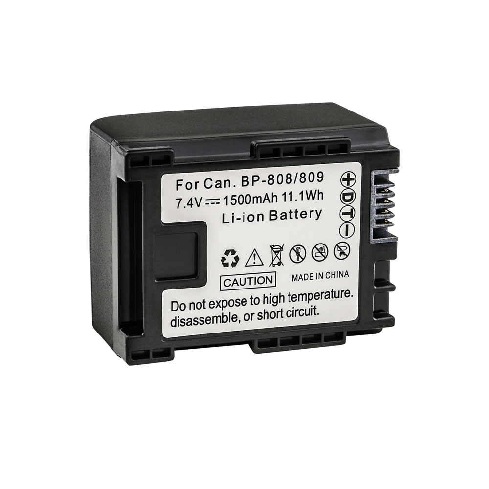 (image for) 7.4V 1500mAh Replacement Battery for Canon BP-809 BP809 VIXIA HG20 VIXIA HF M30 HFM30