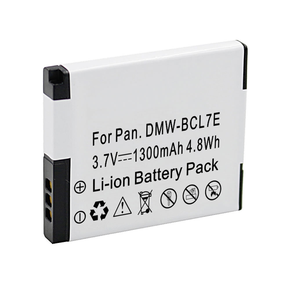 (image for) 3.70V 1300mAh Replacement Battery for Panasonic DMW-BCL7 DMW-BCL7E