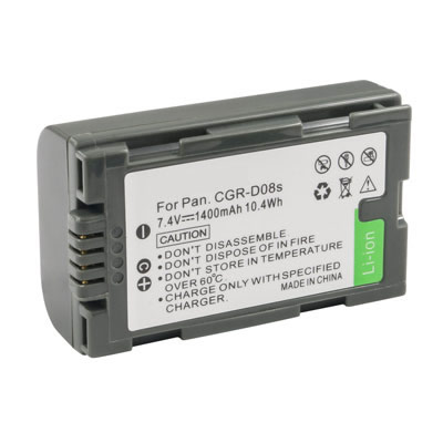7.40V 1400mAh Replacement Battery for Panasonic CGR-D120 CGR-D210 AG-DV1 AG-DVC7