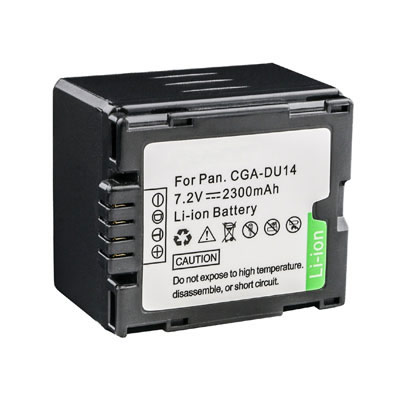 7.20V 2300mAh Replacement Battery for Panasonic CGR-DU07 VW-VBD070 VW-VBD120-H VW-VBD140