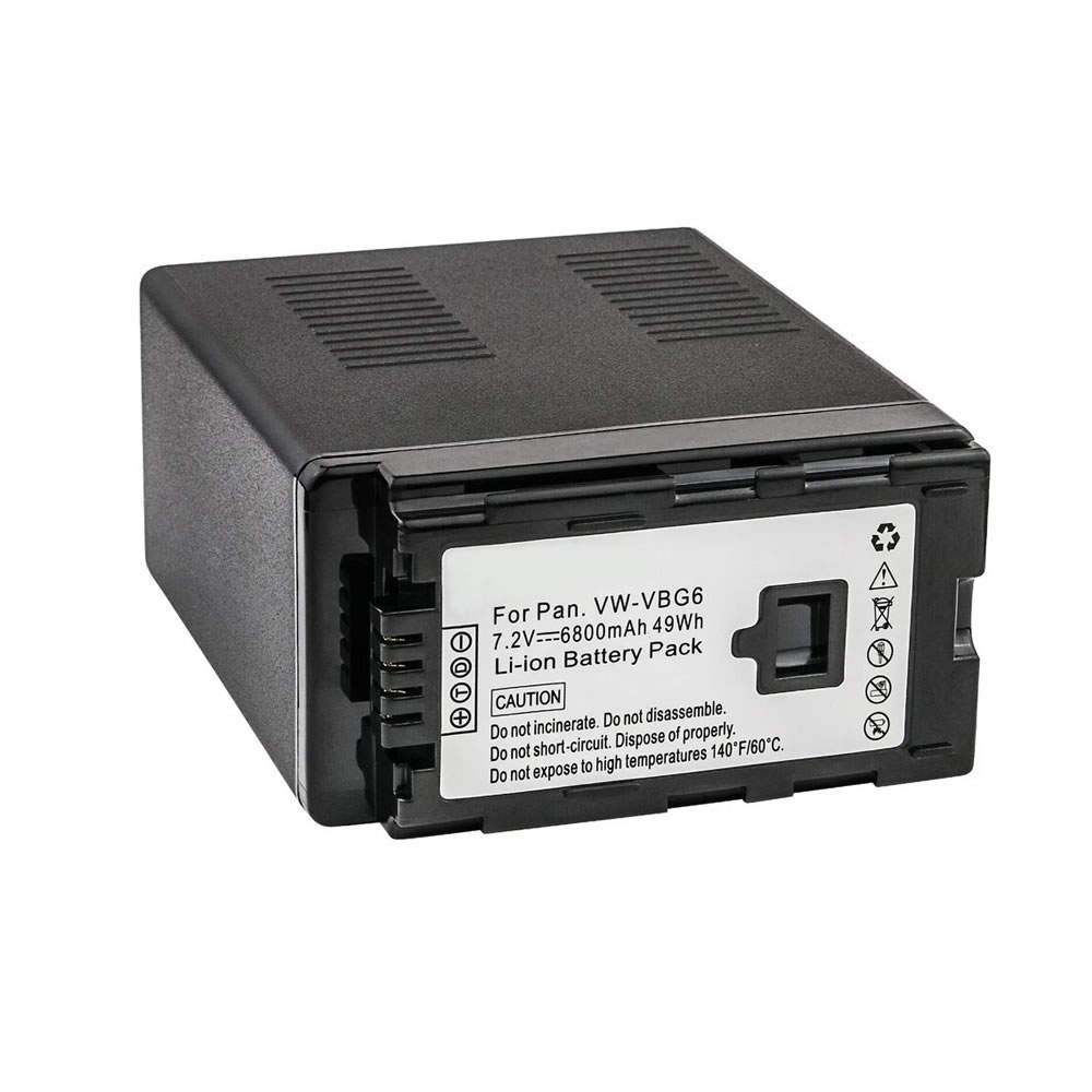 (image for) 7.20V 6800mAh Replacement Battery for Panasonic VW-VBG6 VW-VBG6K VW-VBG6E AG-HMC153MC AG-HSC1U