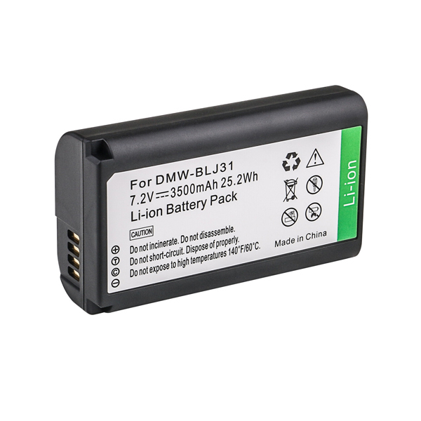 Replacement Battery for Panasonic DMW-BLJ31 DMW-BLJ31e 7.2V 3500mAh