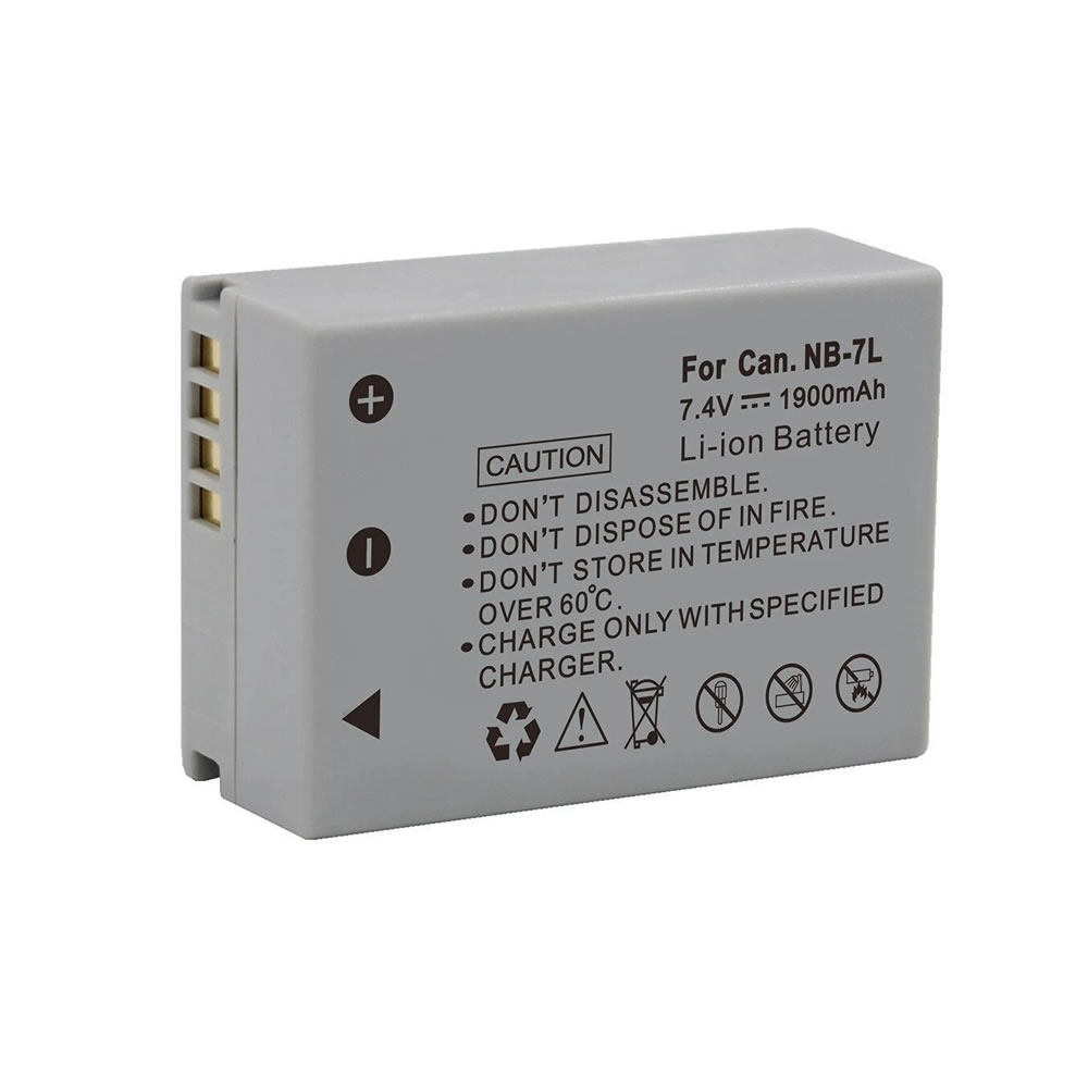 (image for) 1900mAh Replacement Battery for Canon NB-7L NB 7L PowerShot G10 G11 G12 SX30 IS