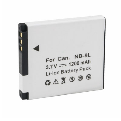 1200mAh Replacement Battery for Canon NB-8L NB 8L PowerShot A2200 A3000 A3100 IS
