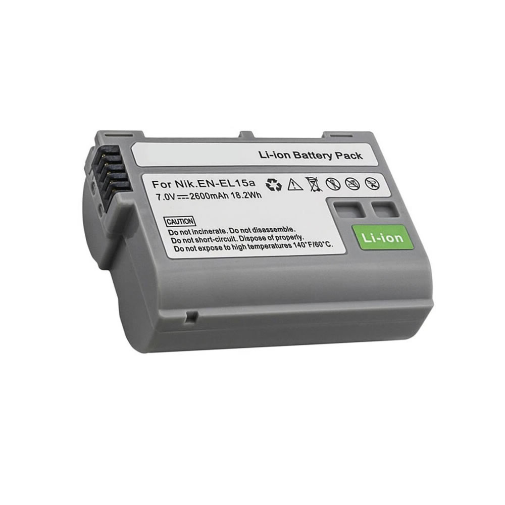 (image for) 7V 2600mAh Replacement Battery for Nikon EN-EL15 ENEL15 D7200 D7500 Z6 Z7 Z7Q3