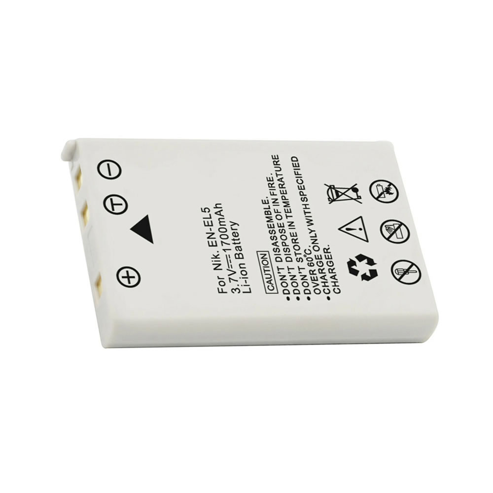 (image for) 3.7V 1700mAh Replacement Battery for Nikon EN-EL5 ENEL5 CP1 Coolpix 3700 4200