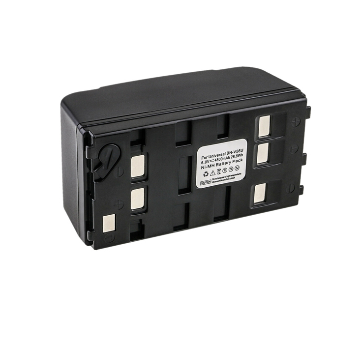 Replacement Battery for Panasonic VW-VBH1E VW-VBH2E VW-VBR1E VW-VBR2E 6.0V 4800mAh