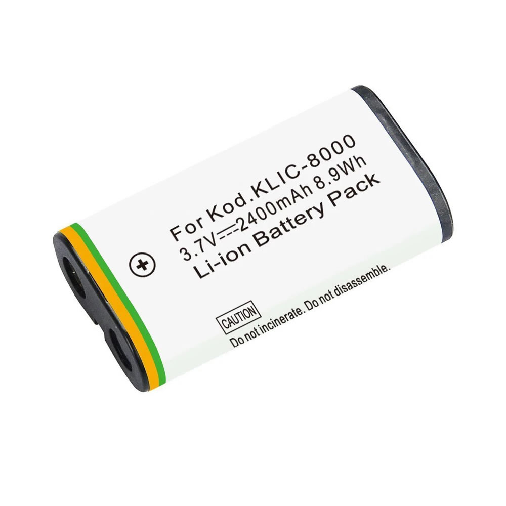 (image for) 3.70V 2400mAh Replacement Battery for Kodak KLIC-8000 KLIC8000 Easyshare Z1012 Z1485 IS Z885 Zx1