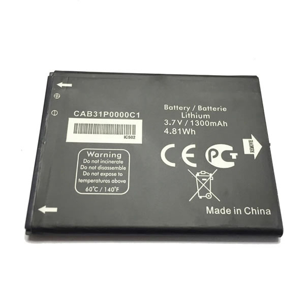 (image for) 3.7V Replacement Battery CAB31L0000C1 for Alcatel Tribe A382G A383G OT-3040 OT-3040D OT-720D OT-813A T66 VF555 Phone