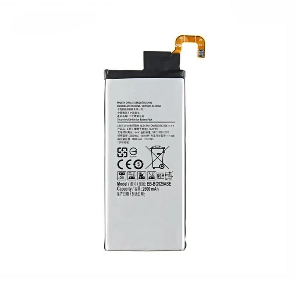 (image for) 3.85V 2600mAh Replacement Battery for Samsung EB-BG925ABA EB-BG925ABE Galaxy S6 Edge SM-G925