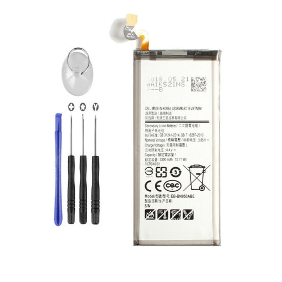 Replacement Battery for Samsung Galaxy Note 8 N950U N950U1 N950 N950W N950F N950FD 3.85V 3300mAh - Click Image to Close