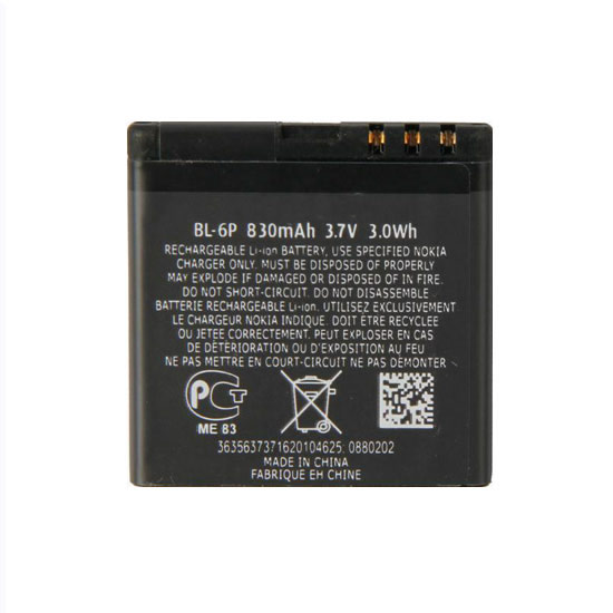 New BL-6P Replacement Battery for Nokia 6500 Classic 7900 Prism - Click Image to Close