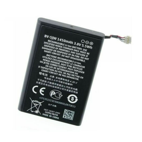 New 3.8V BV-5JW Replacement Battery for Nokia LUMIA 800 N9 - Click Image to Close