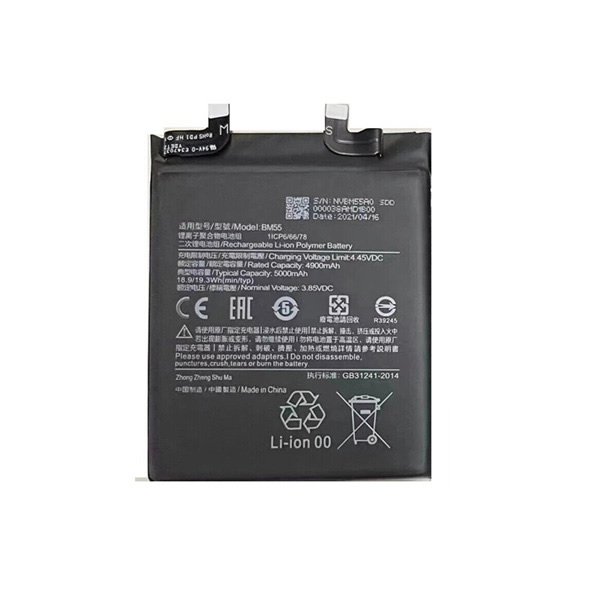 Replacement Battery for Xiaomi Mi 11 Pro 11pro 11 Ultra BM55 3.85V 5000mAh