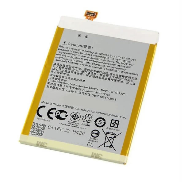(image for) 3.8V Replacement Battery C11P1325 for ASUS ZenFone 6 A600CG T00G 3230mAh