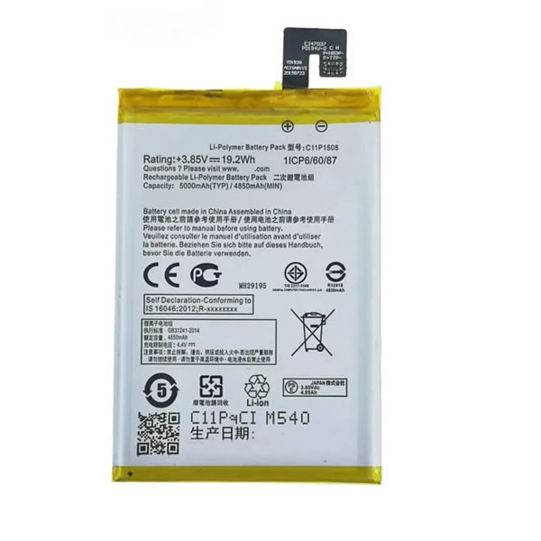 (image for) 3.85V Replacement Battery C11P1508 for ASUS ZenFone Max ZC550KL Z010DA ZenFone Max Z010D 4850mAh
