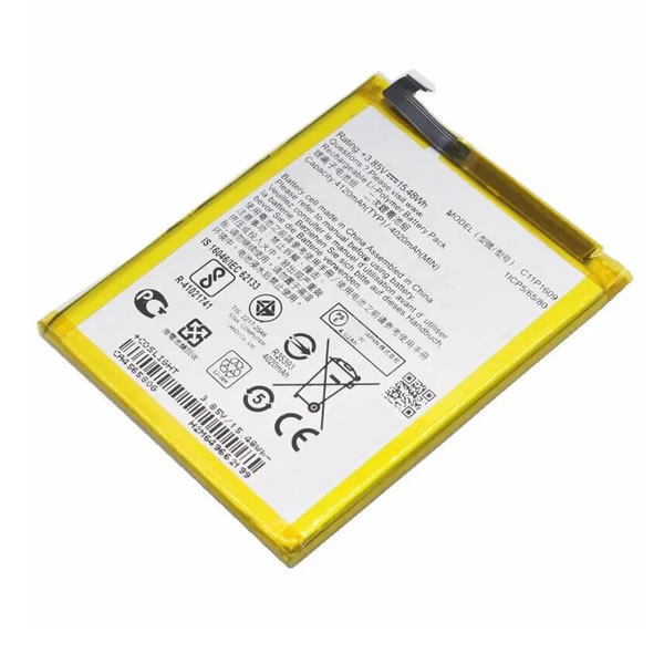 (image for) 3.85V Replacement Battery C11P1609 for ASUS ZenFone 3 Max ZC553KL X00DDA ZenFone 4 Max ZC520KL X00HD 4020mAh