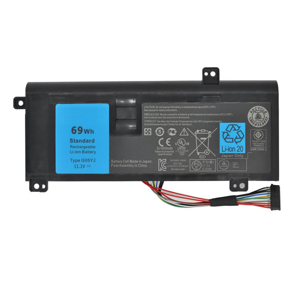 (image for) Replacement G05YJ 8X70T Y3PN0 Laptop Battery for Dell Alienware 14 P39g A14 M14X R3 R4