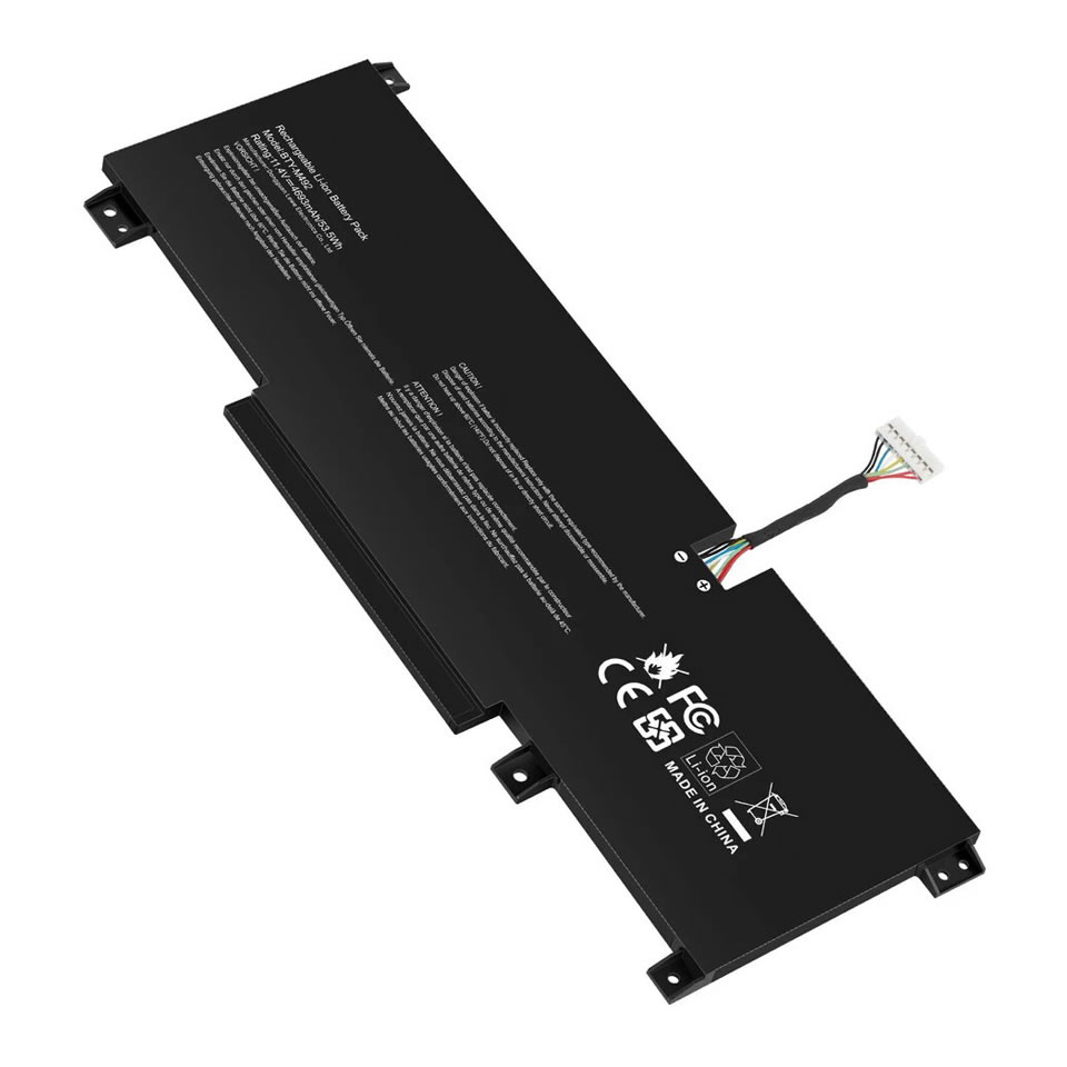 (image for) 11.4V Replacement Battery for MSI BTY-M492 3ICR6/71/74 WF66 11UI-482TW 11UJ-481tw Pulse gl66 11UDK-033tw Crosshair 15 17 A11uck 53.5Wh