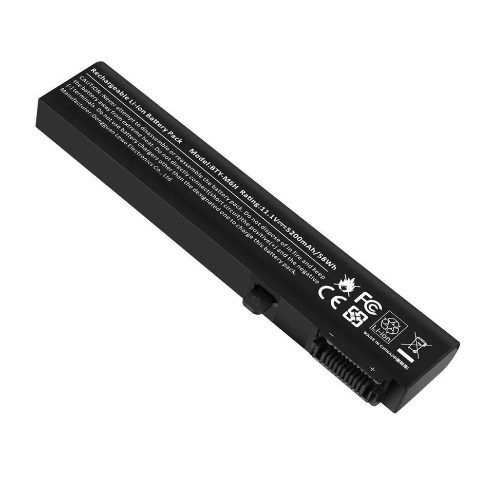 (image for) 11.1V Replacement Battery for MSI BTY-M6H 3ICR19/65-2 3ICR19/66-2 MS-16J1 MS-16J2 GE62 2QC-264xcn 2QD-018xcn GP62 2QE-215Xcn 58Wh