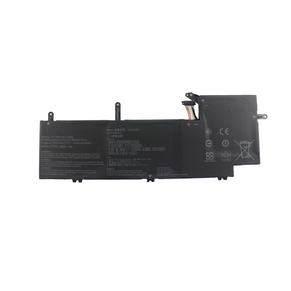 Replacement Laptop Battery for ASUS C31N1704 0B200-02650000 3ICP6/60/72 11.55V 52Wh