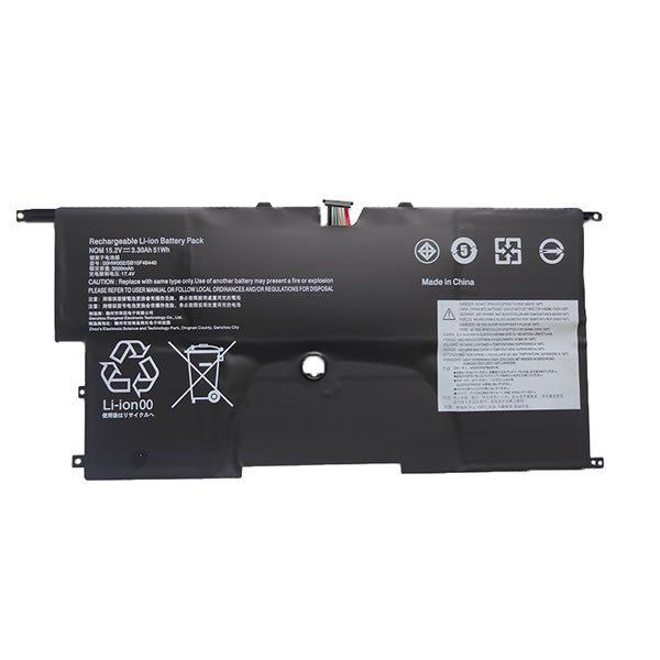 (image for) 15.2V Replacement Battery for Lenovo 00HW002 00HW003 SB10F46440 SB10F46441 ThinkPad X1 Carbon 3rd 2015 Series