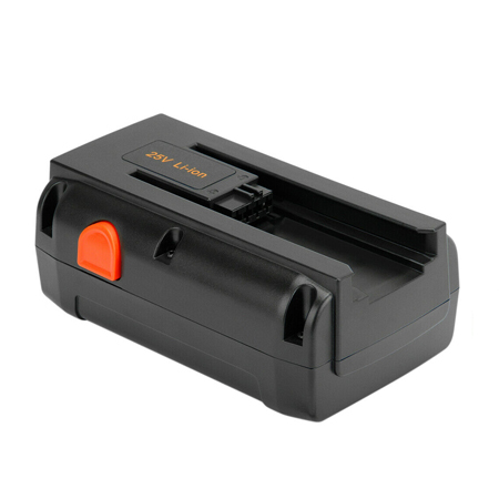 25V 5000mAh Replacement Battery for Gardena 04025-20 8838 380 Li Spindle Mower 380C 380 - Click Image to Close