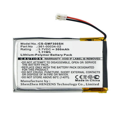 3.7V 290mAh Replacement Battery for Garmin 361-00034-02 Fenix 3 Fenix 3 HR