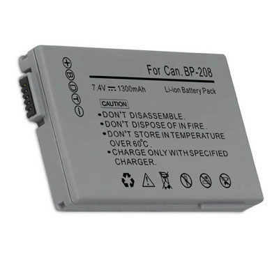 7.4V 1300mAh Replacement Battery for Canon BP-208 BP208 BP-208DG DC10 DC40 DC230 - Click Image to Close
