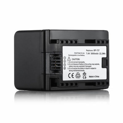 7.4V 3000mAh Replacement Battery for Canon BP-727 BP-718 BP-709 VIXIA HF M50 R30 R42 - Click Image to Close