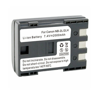 7.4V 2000mAh Replacement Battery for Canon NB-2L14 NB-2L24 BP-2L5 BP-2LH
