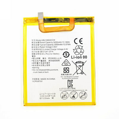 3.82V 3450mAh Replacement Battery for Huawei HB416683ECW Google Nexus 6P H1511 H1512 - Click Image to Close